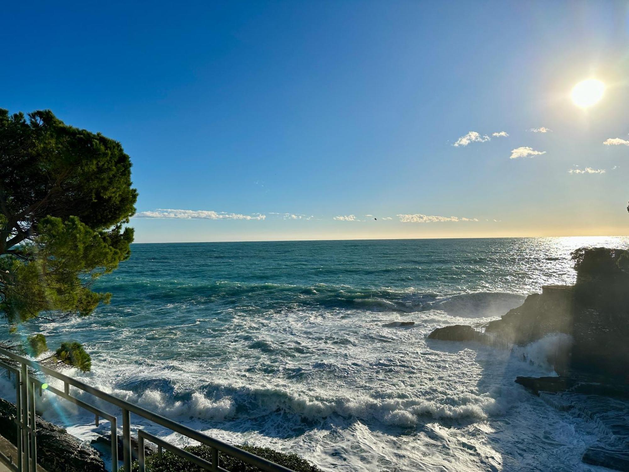 Apartamento La Terrazza Sul Mare Zoagli Exterior foto