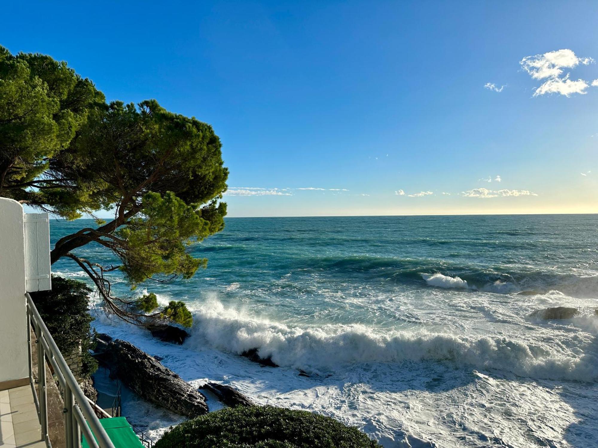 Apartamento La Terrazza Sul Mare Zoagli Exterior foto